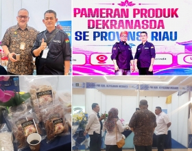 PPMLN Meranti Kenalkan Produk UMKM Purna Migran di Pameran Dekranasda Riau
